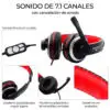 Audifonos Diadema Gamer Usb Audio Xbox 360 Pc Ps4 Q6 Audifonos Diadema Gamer Usb Audio Xbox 360 Pc Ps4 Q6