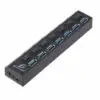 Hub Usb 3.0 Alta Velocidad 4 Puertos Multipuerto Switch Led Hub Usb 3.0 Alta Velocidad 4 Puertos Multipuerto Switch Led