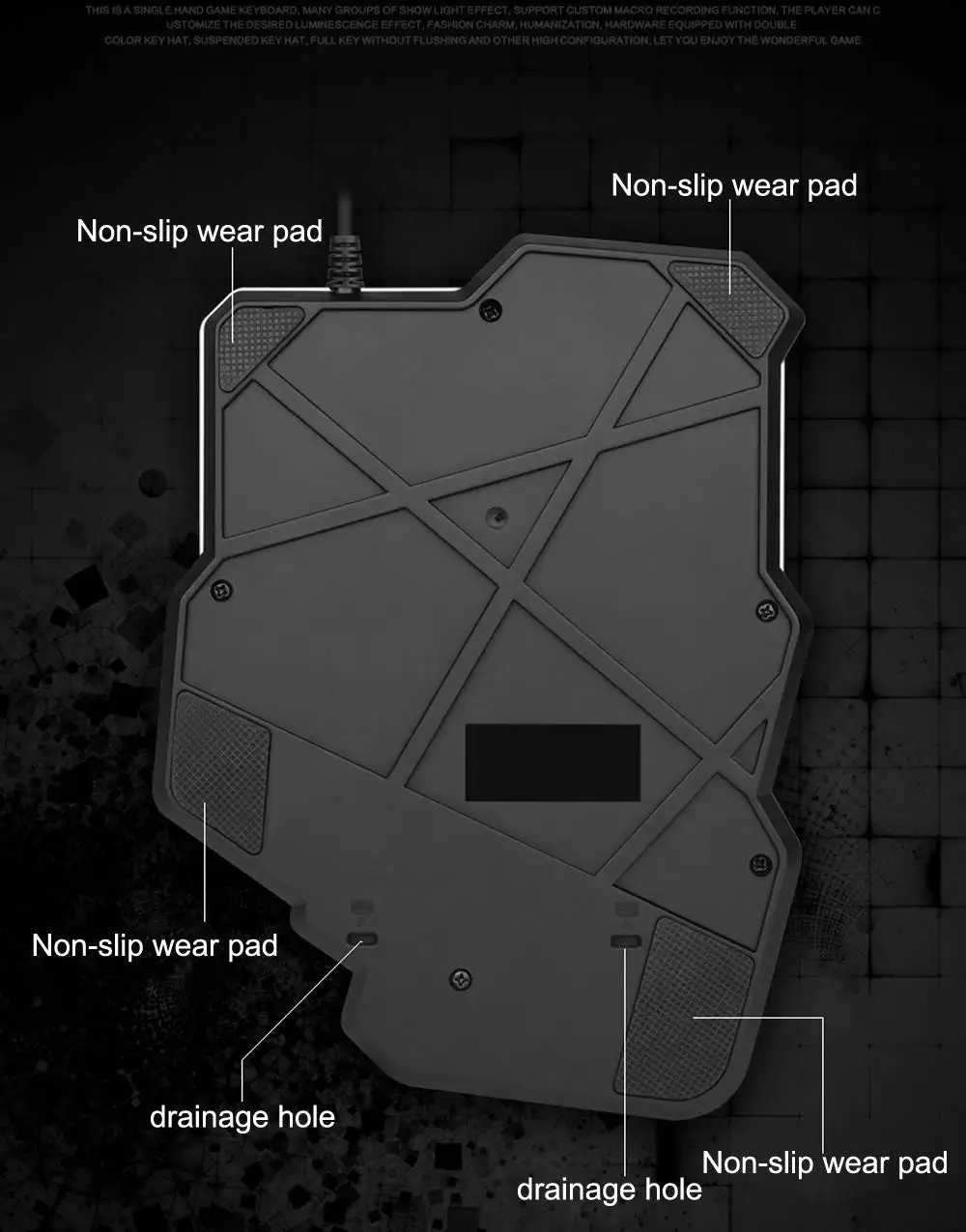 Teclado Gamer Alámbrico Iluminado Para Video juegos