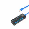 Hub Usb 3.0 4 Puertos Con Switch Led Laptop Pc Mac Hub Usb 3.0 4 Puertos Con Switch Led Laptop Pc Mac