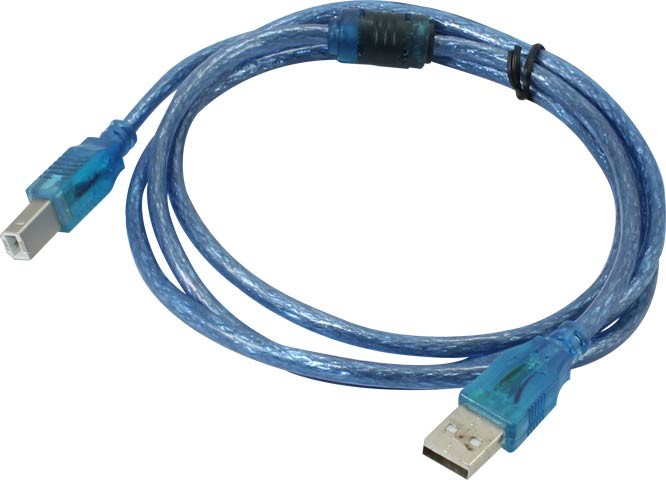 Cable USB 2.0 A para impresora, Escaner y Multifuncional Macho a USB B  Macho ELE-GATE WI.19/WI19, 1.5 Metros, Azul - Baaxtec