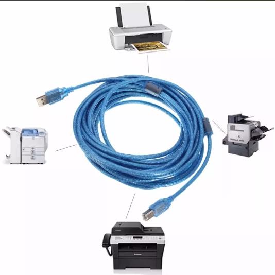 Cable Usb A B Macho 1.5m Impresora Escaner Multifuncional