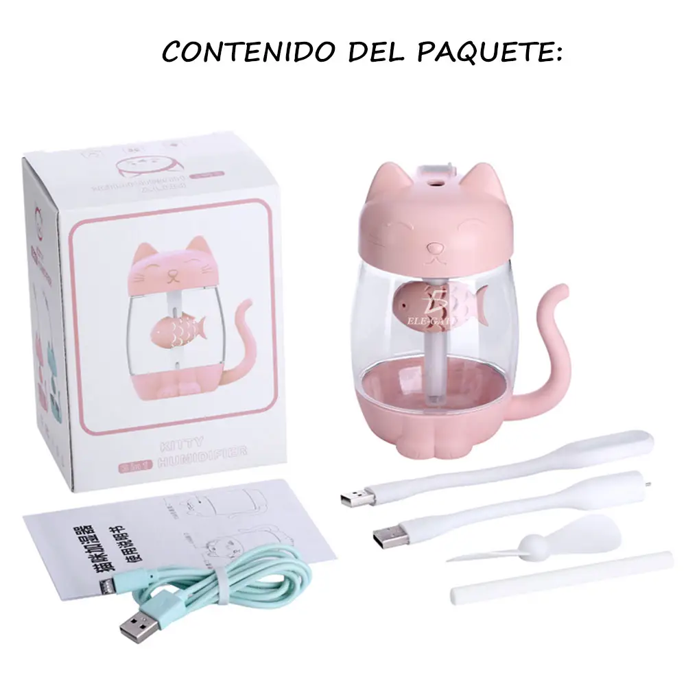 Nebulizador Humidificador Aromaterapia Ultrasonico Difusor