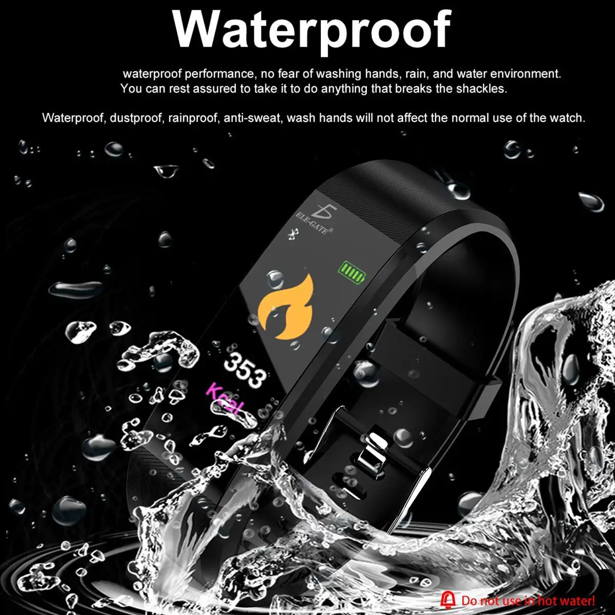 Smart Band Id115 Plus Reloj Pulsera Inteligente Sensor De Ritmo Cardíaco