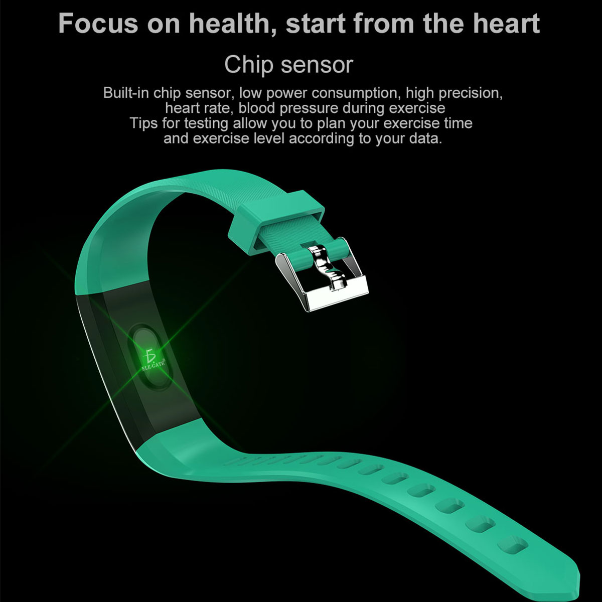 Smart Band Id115 Plus Reloj Pulsera Inteligente Sensor De Ritmo Cardíaco