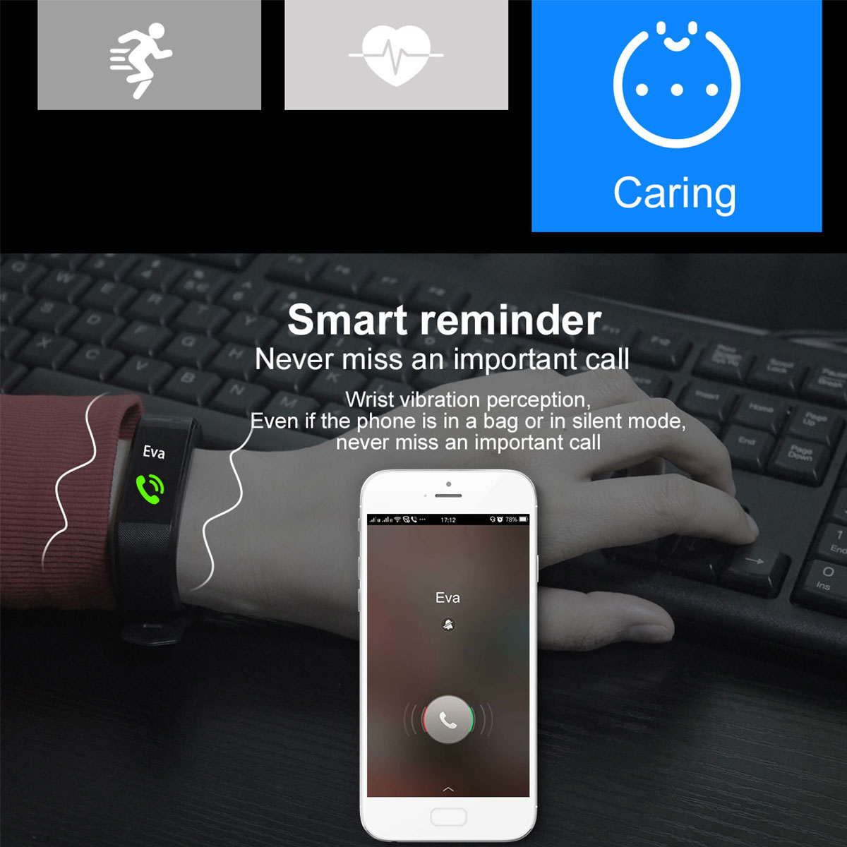 Smart Band Id115 Plus Reloj Pulsera Inteligente Sensor De Ritmo Cardíaco