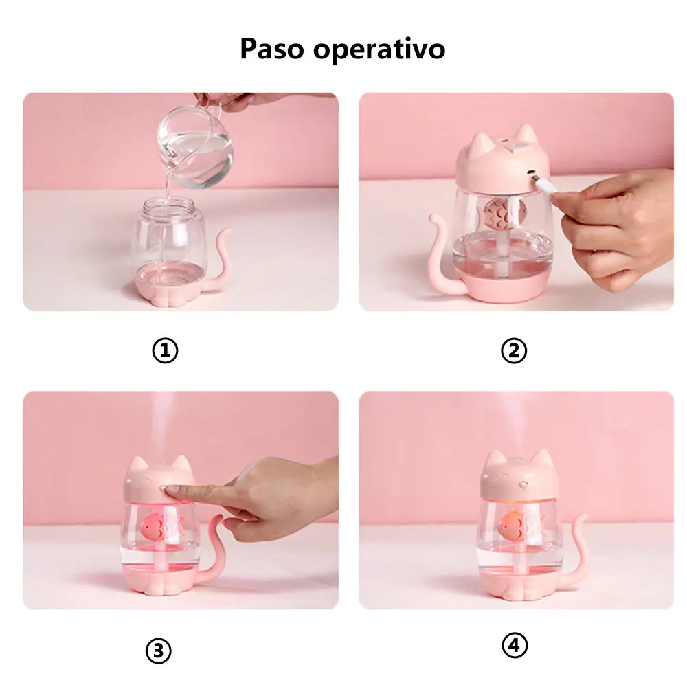 Nebulizador Humidificador Aromaterapia Ultrasonico Difusor