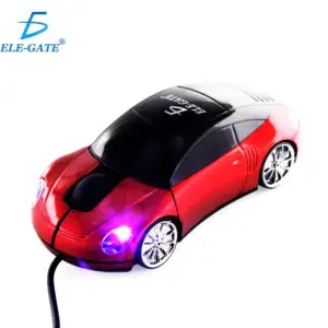Mouse Coche Ratón Óptico Alámbrico Usb Pc Laptop