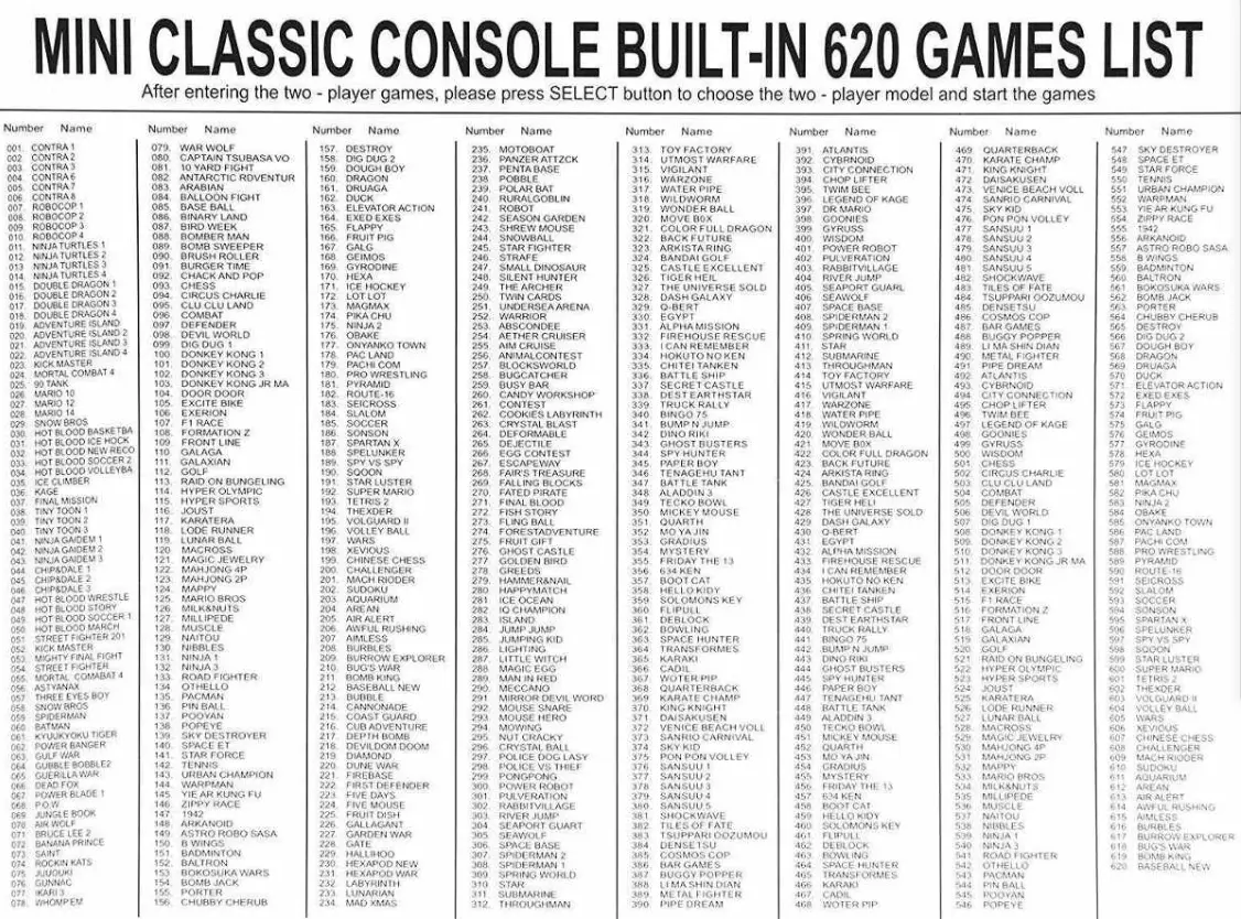 Mini Consola Retro Nes Incluye 620 Juegos Clasicos - Imagen 4