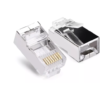 Paquete 100 Piezas Plug Conector Rj45 Cable Red Utp Cat6