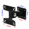 Soporte Pantalla Tv Pared Vesa 14 A 24 Pulgadas 180 grados Soporte Pantalla Tv Pared Vesa 14 A 24 Pulgadas 180 grados