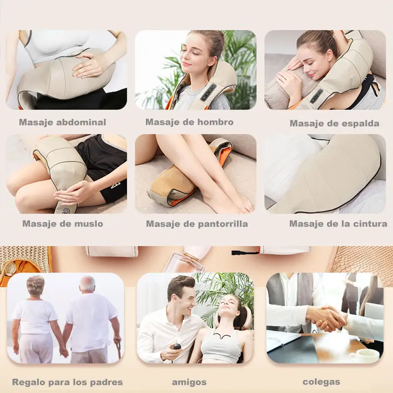 Masajeador Cuello Espalda Hombro Relajante Golpeteo Cervical