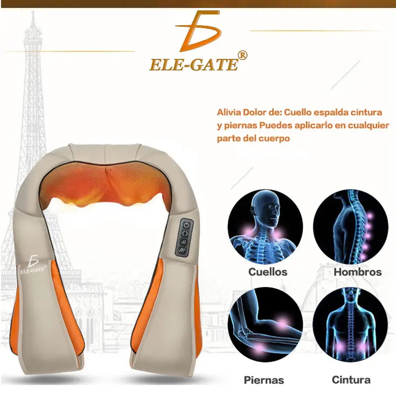 Masajeador Cuello Espalda Hombro Relajante Golpeteo Cervical