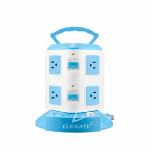 Torre Multi Contacto 3 Puertos Usb Enchufe Mexico