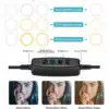 Aro Luz Anillo Led Tapa Mesa Usb 10 Pulgadas Para Smartphone Aro Luz Anillo Led Tapa Mesa Usb 10 Pulgadas Para Smartphone