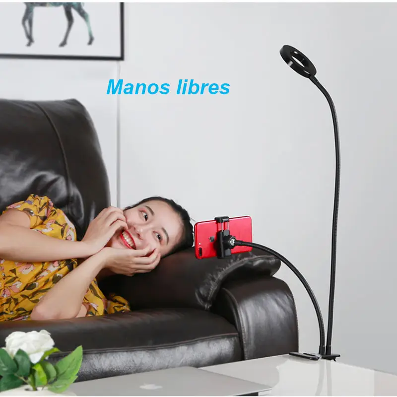 Aro Anillo De Luz Led Para Selfie Celular Telefono Iphone