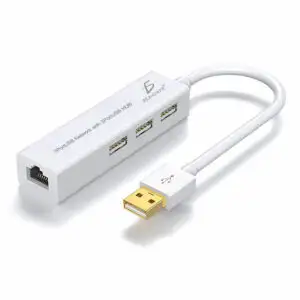 Hub 2.0 Usb Rj45 Rapito Ethernet Compatible Mac Pc 10/100m