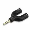Divisor Audio Estéreo 3.5mm Celular xbox Micrófono Audifono Divisor Audio Estéreo 3.5mm Celular xbox Micrófono Audifono