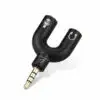 Divisor Audio Estéreo 3.5mm Celular xbox Micrófono Audifono