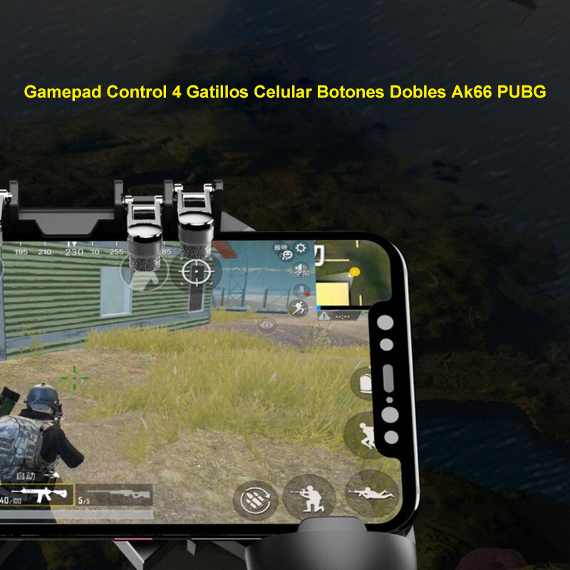 Control Gamepad Celular Ak66 4 Gatillos Pubg Freefire