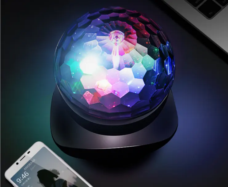 Mp3 Led Proyector Láser Luz De Etapa Con Disco Usb Libre Pro