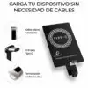 Receptor Carga Inalámbrica Qi Interfaz Universal Tipo-c