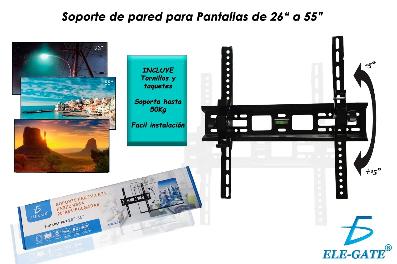 Soporte Móvil Brazo Pantalla 22-55 Pulgadas Lcd Plasma Led