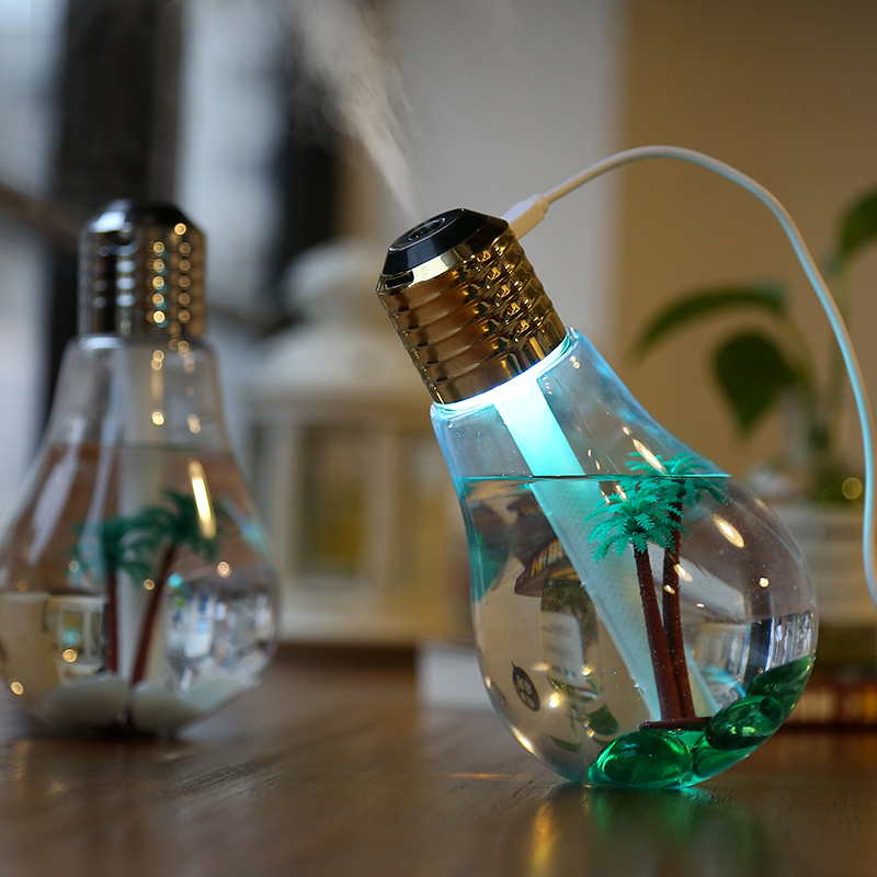 Humificador Difusor Aromaterapia Foco Usb Led