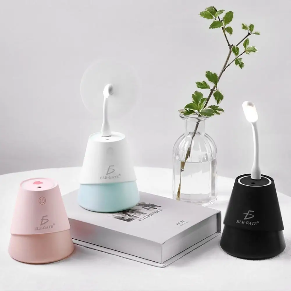 3 humidificadores diferente color