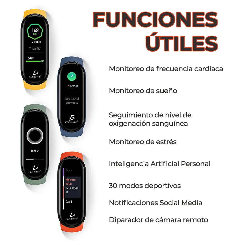 Smart Band M6 Pulsera Inteligente Sensor De Ritmo Cardíaco