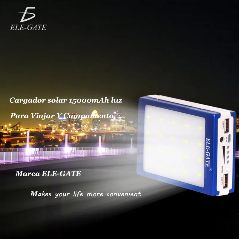 Bateria Cargador Power Bank Solar Recarga