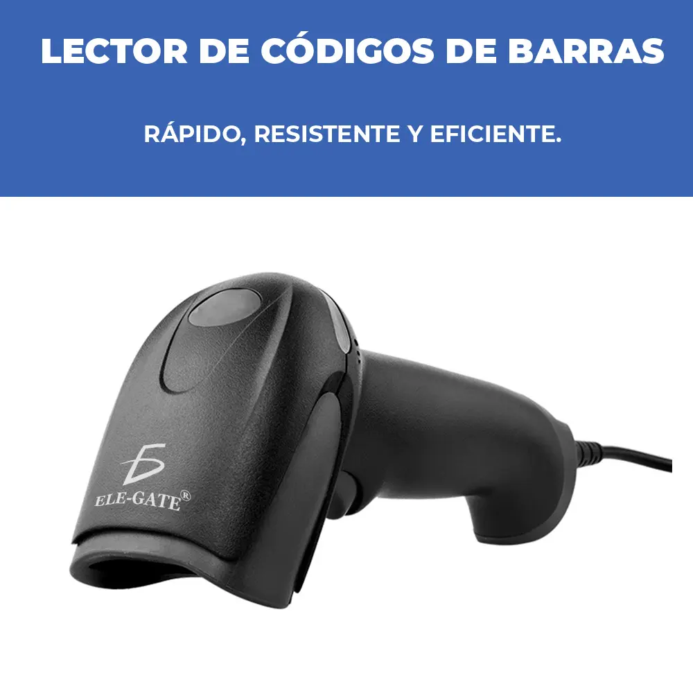 Lector Codigo De Barras Láser Usb Pos Ean Upc Isbn