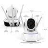 Camara Seguridad Ip 3 Antenas Wifi Full Hd Vision Nocturna Con Alarma Casa Oficina