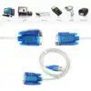 Adaptador Rs232 Serial Dv9 Macho A Usb 2.0 Macho Adaptador Rs232 Serial Dv9 Macho A Usb 2.0 Macho