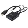Cable Adaptador Convertidor Hdmi A Vga Aux 3.5 Pc Laptop Tv Monitor Cable Adaptador Convertidor Hdmi A Vga Aux 3.5 Pc Laptop Tv Monitor