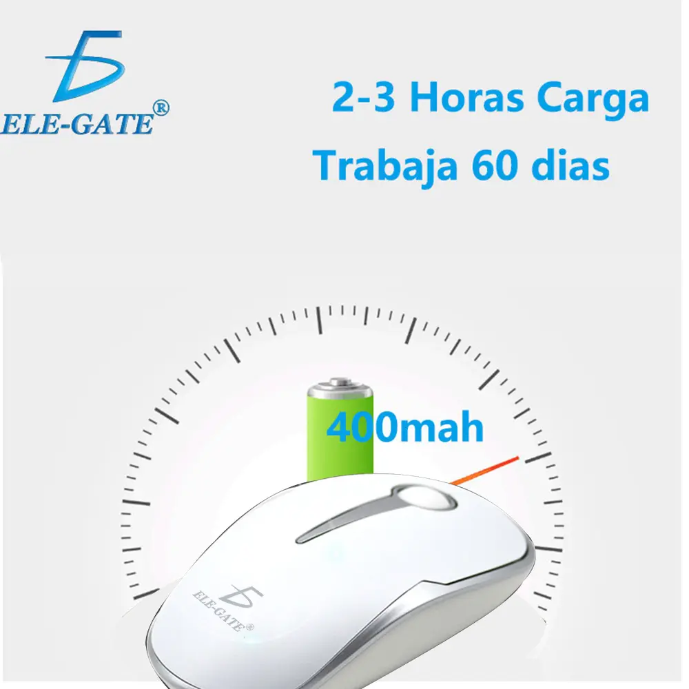 Mouse Inalámbrico Recargable Ratón 2.4ghz