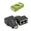 Adaptador Extensor Extensores Hdmi 30m Rj45 Utp Adaptador Extensor Extensores Hdmi 30m Rj45 Utp