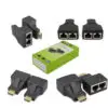 Adaptador Extensor Extensores Hdmi 30m Rj45 Utp Adaptador Extensor Extensores Hdmi 30m Rj45 Utp