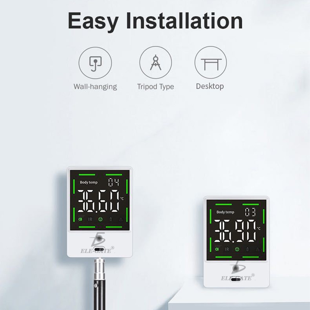 Termometro Infrarrojo Automedicion Intelligent F105 Pared Factur Sin Contacto
