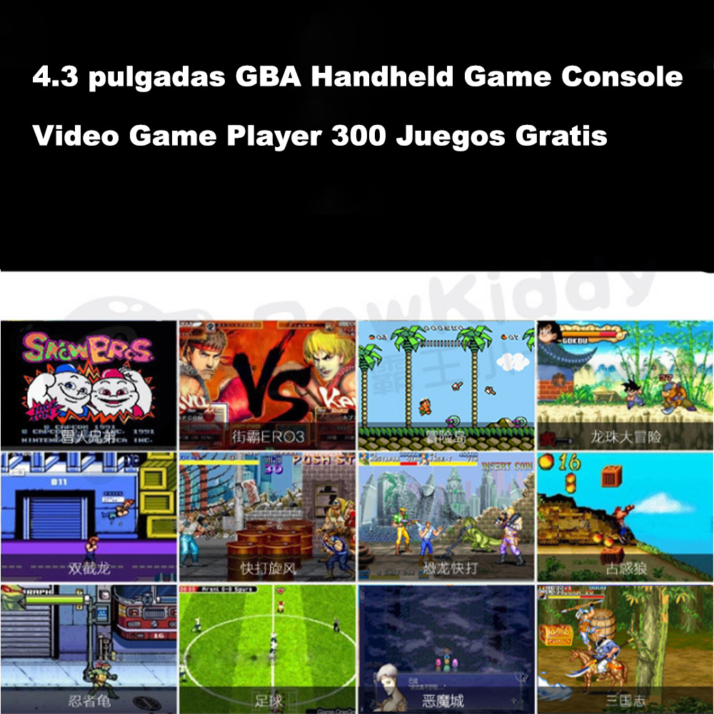 4.3 Pulgadas Gba Handheld Game Console Video Game Player