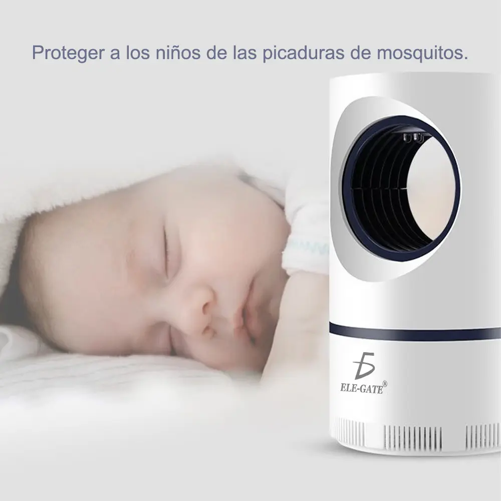 Lámpara Killer Repelente Mata Mosquitos Eléctrico Luz Uv