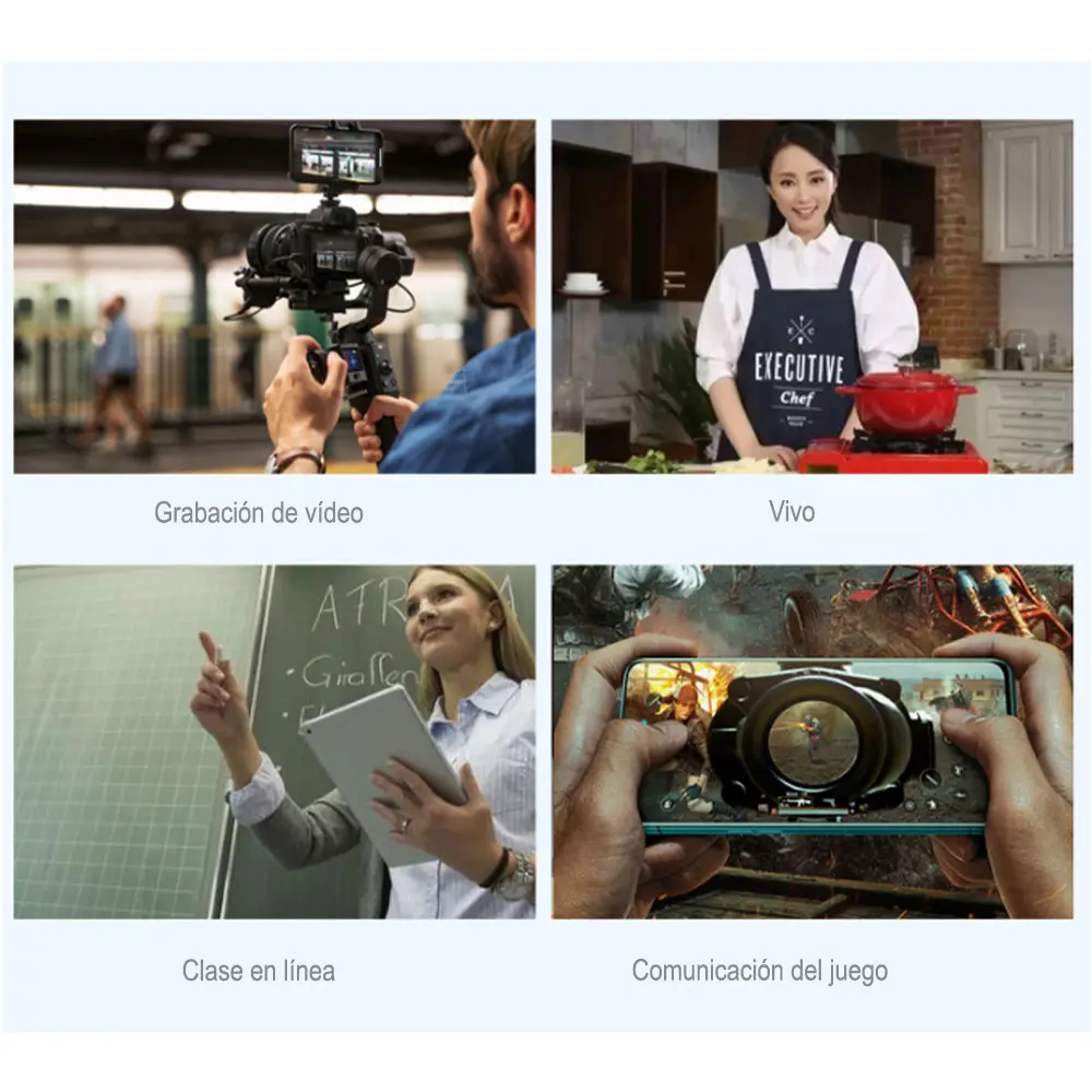 Collar Micrófonos Teléfono Micrófono 3.5Mm Jack Mano Libre