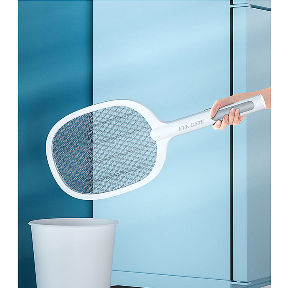 Raqueta Mata Mosquitos Lámpara Led Recargable Electrica