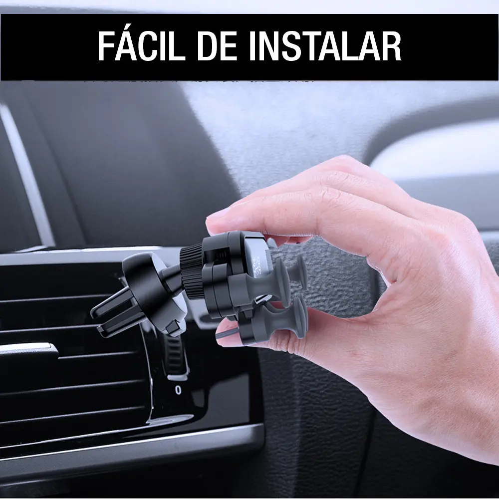 Soporte Universal De Celular Para Rejilla De Auto Carro Hold