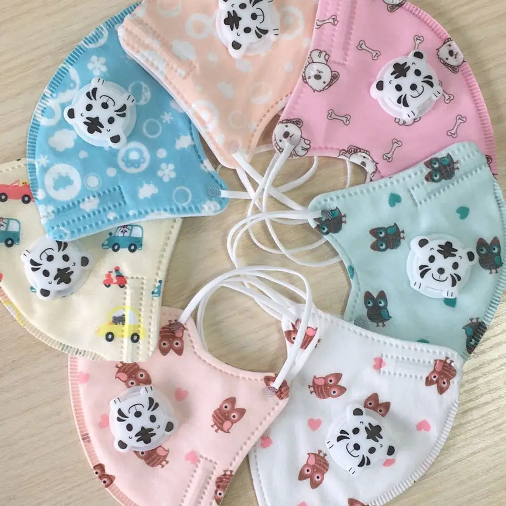 Cubreboca Kn95 Mascarilla Con Valvula Infantil Para Niños