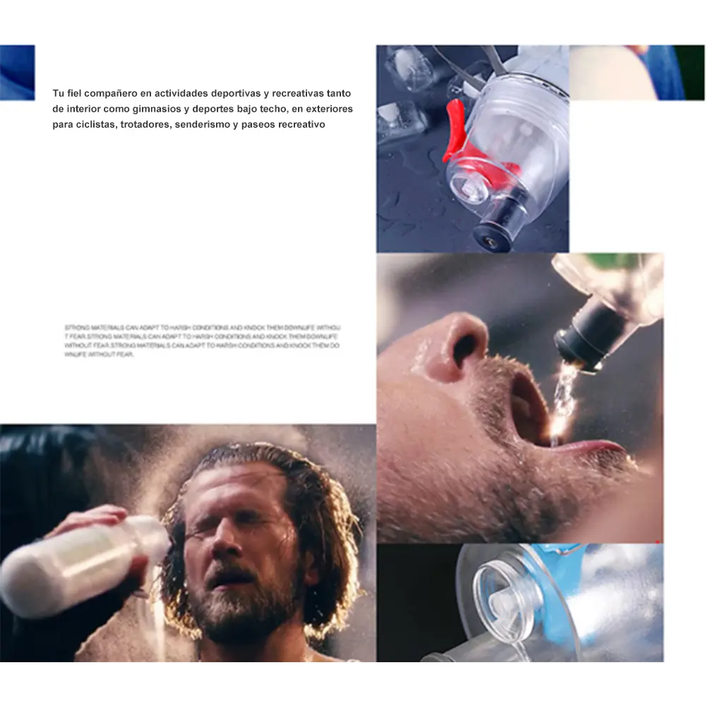 ejemplos de botella con hombre haciendo deporte 