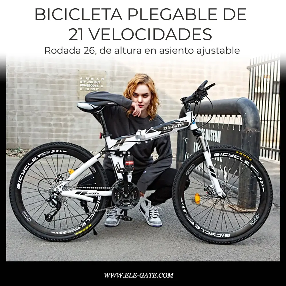 Bicicleta Plegable Plenty Ligera Portatil
