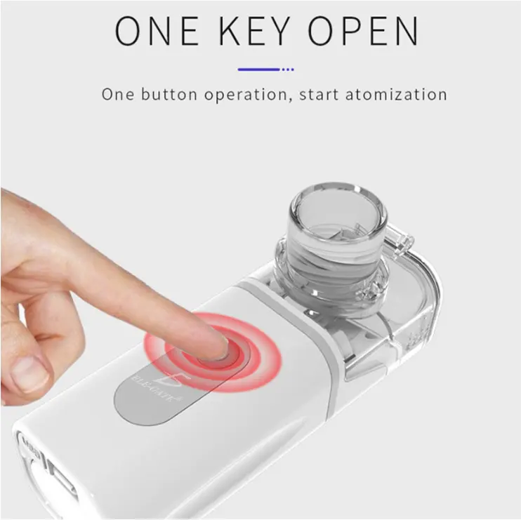 Nebulizador De Malla Portatil De Mano Ultrasonido Silencioso