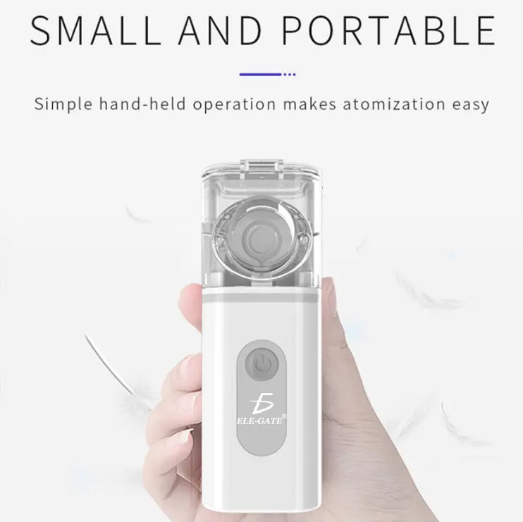 Nebulizador De Malla Portatil De Mano Ultrasonido Silencioso