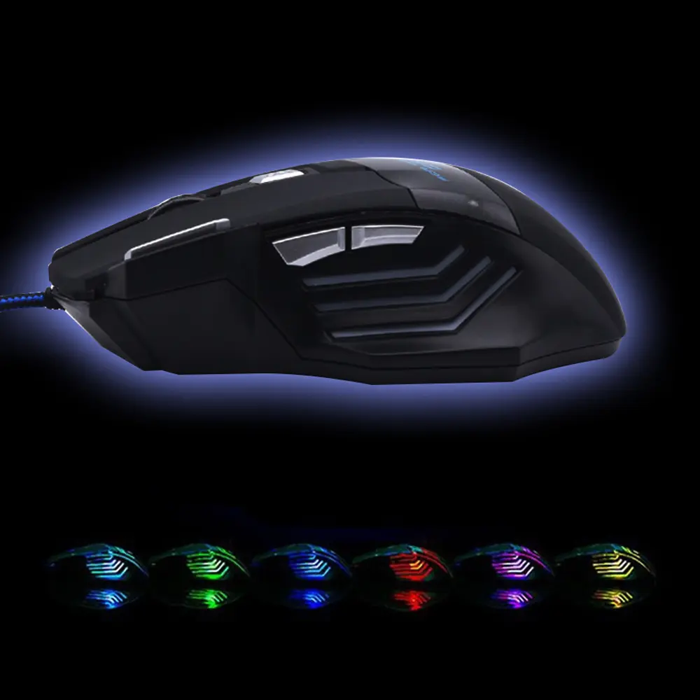 Mouse Gamer Usb Optico 7 Botones Plug And Play